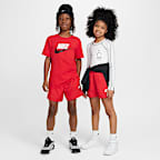 Shorts de tejido Woven de 12 cm para niños talla grande Nike Sportswear Club