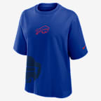 Playera Nike de la NFL para mujer Buffalo Bills Boxy