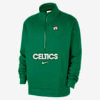Sudadera Nike de la NBA de medio cierre para hombre Boston Celtics Club Courtside