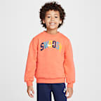 Nike Sportswear Powder Play Younger Kids' Lightweight Fleece 2-Piece Crew Set