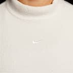 Nike Sportswear Phoenix Plush Women's Slim Mock-Neck Long-Sleeve Cropped Cozy Fleece Top