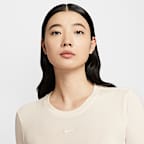 Nike Sportswear Chill Knit Women's Slim Long-Sleeve Cropped Top