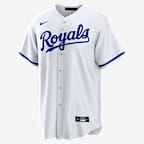 Jersey Nike de la MLB Replica para hombre Bobby Witt Jr. Kansas City Royals - Blanco