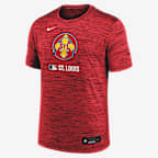 Playera Nike Dri-FIT de la MLB para hombre St. Louis Cardinals Authentic Collection City Connect Velocity - Rojo