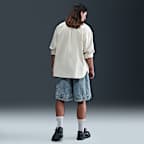 Short de basket en denim Nike 25 cm pour homme