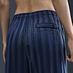 Nike Sportswear Women's Mid-Rise Loose Jacquard Striped Track Pants