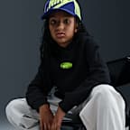 Sudadera con gorro para niños talla grande Nike Sportswear Club Fleece