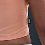 Playera cropped de manga corta para mujer Sabrina