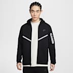 ナイキ テック メンズ フルジップ フリース ウィンドランナー ジャケット リフレクティブ (再帰反射) デザインのアクセント付き