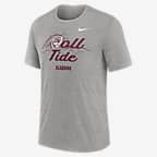 Alabama Crimson Tide Local Campus Time Honored Tradition Men's Nike College T-Shirt - Dark Grey Heather