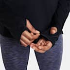 Nike Girls' Dri-FIT Long-Sleeve 1/4-Zip Top