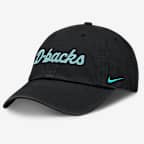 Arizona Diamondbacks Club Gorra Nike de la MLB ajustable para hombre - Negro