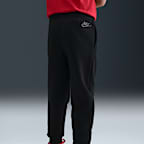 Pants de tejido Fleece para niños talla pequeña Nike Glow With Me