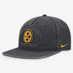 Gorra ajustable Nike de la NFL para hombre Pittsburgh Steelers Primetime Pro - Antracita