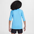 Nike Swim Hydroguard Essential Big Kids' (Boys') Dri-FIT UV Short Sleeve Top