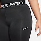 Legíny Nike Pro Dri-FIT pro větší děti (dívky) (rozšířená velikost)