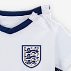 England 2024/25 Stadium Home Baby/Toddler Nike Football Replica 3-Piece Kit