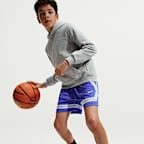 Shorts de básquetbol Dri-FIT de 13 cm para niños talla grande Nike Crossover