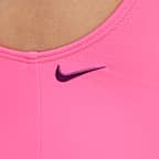 Traje de baño de una pieza con diseño de espalda en U para niñas talla grande Nike Swim