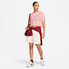 Nike Air Women's Printed Mesh Short-sleeve Crop Top