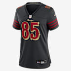 Jersey Nike de la NFL Game para mujer George Kittle San Francisco 49ers Rivalries Collection - Negro