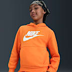 Sudadera con gorro para niños talla grande Nike Sportswear Club Fleece