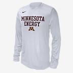 Minnesota Men's Nike College Long-Sleeve T-Shirt - White