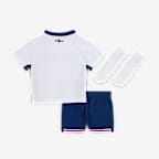 England 2024/25 Stadium Home Baby/Toddler Nike Football Replica 3-Piece Kit