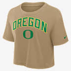 Oregon Athletic Prep Arch Women's Nike Dri-FIT College Cropped T-Shirt