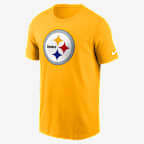 Pittsburgh Steelers Logo Essential Men's Nike NFL T-Shirt - Gold
