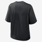 Playera Nike de la NFL para mujer Las Vegas Raiders Boxy