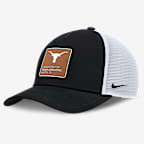 Gorra de rejilla universitaria Nike ajustable para hombre Texas On-Field Rise Engineered - Negro