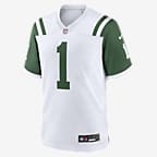 Jersey de fútbol americano Nike de la NFL Game para hombre Sauce Gardner New York Jets - Blanco