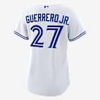 Jersey Nike de la MLB Replica para mujer Vladimir Guerrero Jr. Toronto Blue Jays 2025 World Series Participant