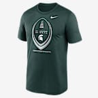 Michigan State Primetime Football Icon Legend Men's Nike Dri-FIT College T-Shirt - Green