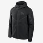 Chamarra universitaria Nike con gorro de cierre completo para hombre Kentucky Tech Fleece - Negro