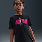 Playera para niños talla grande Just Do It: Nike Básquetbol