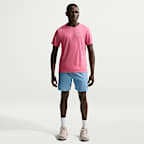 Playera de correr de manga corta Dri-FIT UV para hombre Nike Miler