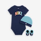 Conjunto en caja de 3 piezas para bebé (0 a 9 meses) Nike Powder Play