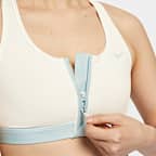 Nike Swoosh Women's Medium-Support Padded Zip-Front Sports Bra