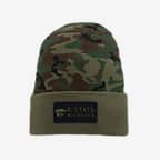 Kansas State Nike College Beanie - Camo Green