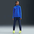 Nike Academy Dri-FIT Fußballtrainings-Longsleeve mit 1/4-Reißverschluss (ältere Kinder)