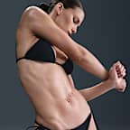 Nike Swim Women's Terry Texture Tie String Bikini Bottom