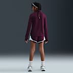 Haut à manches longues et 1/4 de zip Dri-FIT Nike pour fille