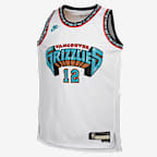 Jersey Nike de la NBA Swingman para niños talla grande Ja Morant Memphis Grizzlies 2024/25 Hardwood Classics - Blanco