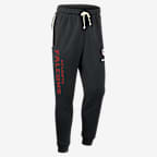 Pants Nike Dri-FIT de la NFL de pierna entallada para hombre Atlanta Falcons Ground Game Sideline - Negro