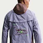 나이키 스트라이드 '플라이 나이키' 남성 리펠 UV 프로텍션 러닝 재킷