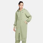 Sudadera con gorro con cierre completo larga oversized para mujer Nike Sportswear Phoenix Fleece