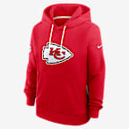 Kansas City Chiefs Sideline Women's Nike Dri-FIT NFL Pullover Hoodie - Red