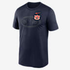 Auburn Campus Legend Shadow Logo Men's Nike Dri-FIT College T-Shirt - Navy